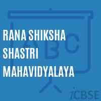 Rana Shiksha Shastri Mahavidyalaya College Logo