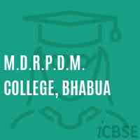 M.D.R.P.D.M. College, Bhabua Logo