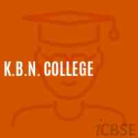 K.B.N. College Logo