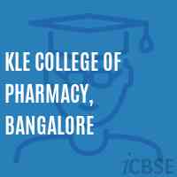 KLE College of Pharmacy, Bangalore Logo