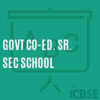 Govt Co-Ed. Sr. Sec School Logo