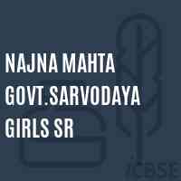 Najna Mahta Govt.Sarvodaya Girls Sr School Logo