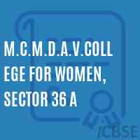 M.C.M.D.A.V.College For Women, Sector 36 A Logo