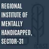 Regional institute of Mentally Handicapped, Sector-31 Logo