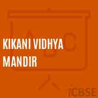 Kikani Vidhya Mandir School Logo