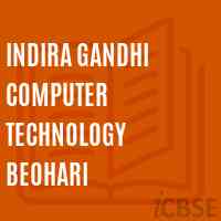 Indira Gandhi Computer Technology Beohari College Logo