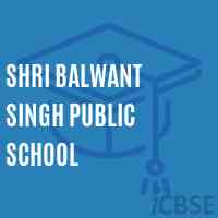 Shri Balwant Singh Public School Logo