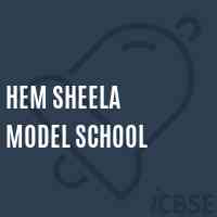 Hem Sheela Model School Logo