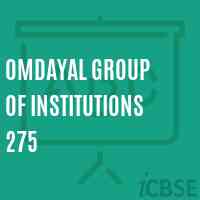 Omdayal Group of Institutions 275 College Logo