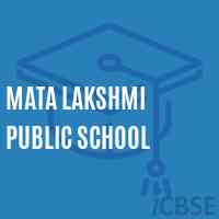 Mata Lakshmi Public School Logo