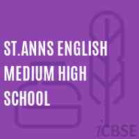 St.Anns English Medium High School Logo
