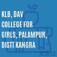 KLB, DAV College for Girls, Palampur, Distt Kangra Logo