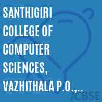 Santhigiri College of Computer Sciences, Vazhithala P.O., Thodupuzha 685 583 Logo