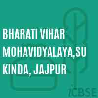Bharati Vihar Mohavidyalaya,Sukinda, Jajpur College Logo