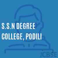 S.S.N Degree College, Podili Logo