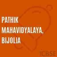 Pathik Mahavidyalaya, Bijolia College Logo