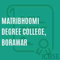 Matribhoomi Degree College, Borawar Logo
