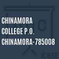 Chinamora College P.O. Chinamora-785008 Logo