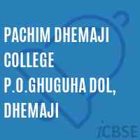 Pachim Dhemaji College P.O.Ghuguha Dol, Dhemaji Logo