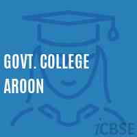 Govt. College Aroon Logo