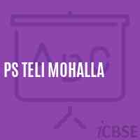 Ps Teli Mohalla Primary School Logo