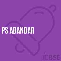 Ps Abandar Primary School Logo