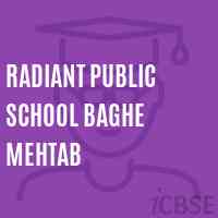 Radiant Public School Baghe Mehtab Logo