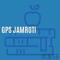 Gps Jamroti Primary School Logo