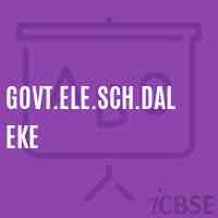 Govt.Ele.Sch.Daleke Primary School Logo
