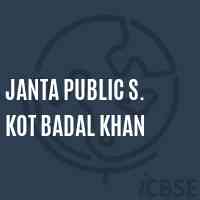 Janta Public S. Kot Badal Khan Middle School Logo