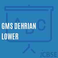 Gms Dehrian Lower Middle School Logo