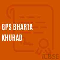 Gps Bharta Khurad Primary School Logo