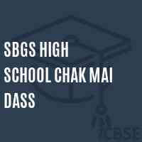 Sbgs High School Chak Mai Dass Logo