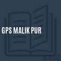 Gps Malik Pur Primary School Logo