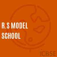 R.S Model School Logo