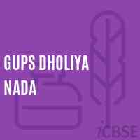 Gups Dholiya Nada Middle School Logo