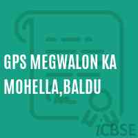 Gps Megwalon Ka Mohella,Baldu Primary School Logo