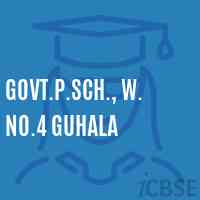 Govt.P.Sch., W. No.4 Guhala Primary School Logo