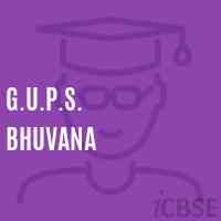 G.U.P.S. Bhuvana Middle School Logo