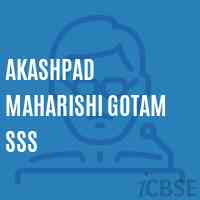 Akashpad Maharishi Gotam Sss High School Logo