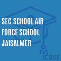 Sec.School Air Force School Jaisalmer Logo