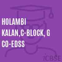 Holambi Kalan,C-Block, G Co-edSS Secondary School Logo