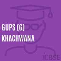 Gups (G) Khachwana Middle School Logo