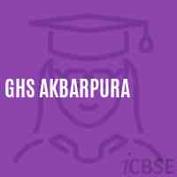 Ghs Akbarpura Secondary School Logo