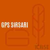 Gps Sirsari Primary School Logo