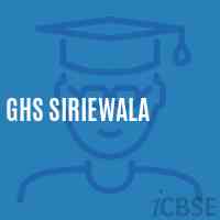 Ghs Siriewala Secondary School Logo
