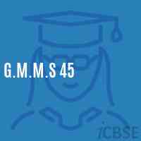 G.M.M.S 45 Middle School Logo