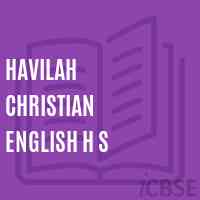 Havilah Christian English H S High School Logo