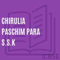 Chirulia Paschim Para S.S.K Primary School Logo