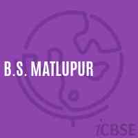 B.S. Matlupur Middle School Logo